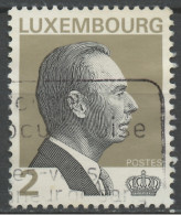 Delcampe - Luxembourg 1995 Y&T N°1307 - Michel N°1367 (o) - 2f Grand Duc Jean - Oblitérés