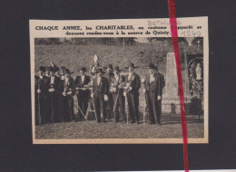Delcampe - Bethune - Les Charitables En Costume à La Source De Quinty  - Orig. Knipsel Coupure Tijdschrift Magazine - 1949 - Non Classés