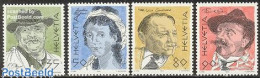 Delcampe - Switzerland 1990 Famous Persons 4v, Mint NH, Art - Authors - Self Portraits - Neufs