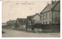 Delcampe - PRECY -   La Poste Et Avenue Youf - Précy-sur-Oise