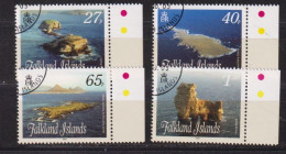 Delcampe - Falkland Islands 2009 Stacks And Bluffs II 4v Used (FIA277B) - Falklandinseln