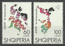 Delcampe - Albania 1998 Mi 2648-2649 MNH (ZE2 ALB2648-2649) - 1998