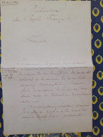 Delcampe - Empire Declaration Au Peuple Français Par NAPOLEON 22 Juin 1815 Fac Similé - Manuscripts