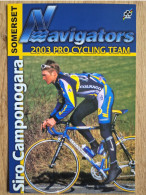 Delcampe - Card Siro Camponogara - Team Navigators-Somerset - 2003 - Cycling - Cyclisme - Ciclismo - Wielrennen - Radsport