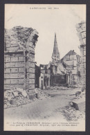 Delcampe - BELGIUM, Postcard, Dendermonde, Main Gate After The German Attack, WWI - Dendermonde