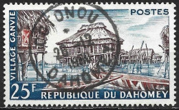 Delcampe - Dahomey 1960. Scott #137 (U) Village Ganvié (Complete) - Benin – Dahomey (1960-...)