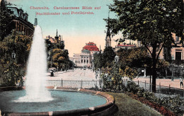 Delcampe - Chemnitz Carolastraße Stadttheater Kirche Gl1912 #193.067 - Sonstige & Ohne Zuordnung