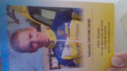 Delcampe - CYCLISME  2015 -WIELRENNEN- CICLISMO :CARTE VALENTIN DEVERCHERE   TEAM CR4C ROANNE - Radsport