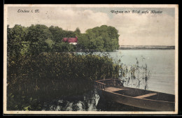 Delcampe - AK Lindow I. M., Wutzsee Mit Blick Aufs Kloster - Lindow
