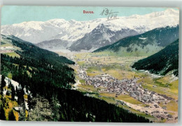 Delcampe - 7270 Davos Platz - Vogelschau - 39692752 - Davos