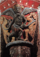 Delcampe - ISSOIRE Eglise St Austremoine Chapiteau Du Transept Nord Le Demon 9(scan Recto-verso) MA2109 - Issoire
