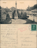 Delcampe - Ansichtskarte Kitzingen Partie Am Königsplatz 1913 - Kitzingen
