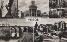 Delcampe - Belgique Virton Vues Multiples Église Pont Real Photo #SDX203 - Virton