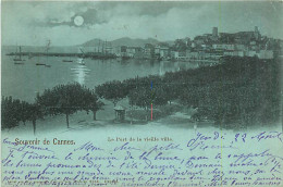 Delcampe - 06* CANNES    Port  Nuit      MA84,0386 - Cannes