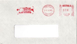 Delcampe - Australien, Australia, Meter Stamp, Jack Brabham, Goodyear Supersteel Tyres, Race, Cars, Automobile - Automobile