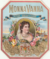 Delcampe - Etiquette   , V-  139  Cigar Label   , Sigaren , Sigarenbandjes   ,  Vitolas , - Etiquettes