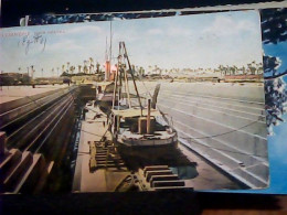 Delcampe - EGYPT - Alexandrie Dock Nouvel - Interesting Message From Steamship NAVE SHIP CARGO V1909 KZ10242 - Alexandria