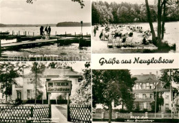 Delcampe - Neuglobsow Am Grossen Stechlinsee Badestrand FDGB Ferienheim Haus Waldfrieden FD - Neuglobsow