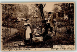 Delcampe - Am Brunnen Trachten Dirndl Krug Trachten Bayern 1904 - 39187620 - Sonstige & Ohne Zuordnung