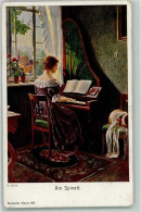 Delcampe - Frau Spielt Am Spinett Sign. E. Horst AK Klavier 1917 Künstlerkarte - 39164387 - Sonstige & Ohne Zuordnung