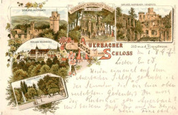 Delcampe - Auerbach Bergstrasse Schloss Auerbach Inneres Restaurant Auerbacher Schloss Scho - Bensheim
