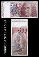 Delcampe - Suiza Switzerland 500 Francs Albrecht Von Haller 1986 Pick 58b(1) Mbc Vf - Suisse