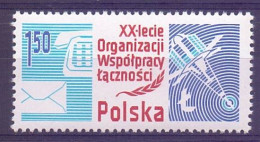Delcampe - Poland 1978 Mi 2576 Fi 2429 MNH (ZE4 PLD2576) - Télécom