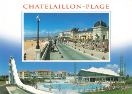 Delcampe - 17 CHATELAILLON PLAGE LE CASINO ET LE PARC AQUATIQUE - Châtelaillon-Plage