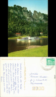 Delcampe - Ansichtskarte Rathen Bastei Mit Luxusmotorschiff 1988 - Rathen