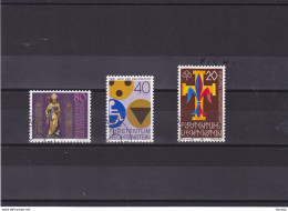 Delcampe - LIECHTENSTEIN 1981 Yvert 714-716 Oblitéré Cote 2,25 Euros - Gebraucht