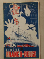 Delcampe - Cirque Franco-Belge - Programas