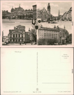 Delcampe - Altenburg Bahnhof, Markt Mit Rathaus Und Brüderkirche, Theater, Schloß 1967 - Altenburg