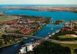 Delcampe - Holtenau Kiel Hochbruecken Und Schleusenanlagen Fliegeraufnahme - Kiel