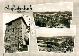 Delcampe - Oberflockenbach Panorama Landschaft Turm - Weinheim