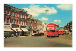 Delcampe - King Street, Twickenham, Autobus à Impériale, CPA, Royaume-Uni - Autobus & Pullman