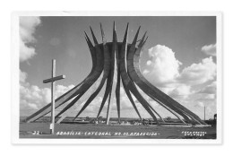 Delcampe - Brasília – Cathédrale Nossa Senhora Aparecida, Vue Générale – CPA – Brésil - Brasilia