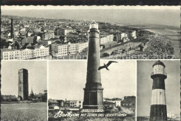Delcampe - BORKUM Nordseebad Niedersachsen Fliegeraufnahme Leuchtturm - Borkum