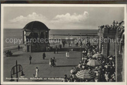 Delcampe - BORKUM Nordseebad Niedersachsen Wandelhalle Mit Musik Pavillon - Borkum