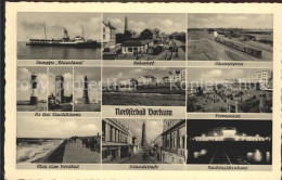Delcampe - BORKUM Nordseebad Niedersachsen Dampfer Rheinland Bahnhof Duenenexpress Promenad - Borkum