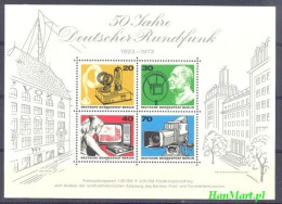 Delcampe - Berlin 1973 Mi Block 4 MNH (ZE5 DBEbl4) - Télécom