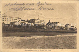 Delcampe - BORKUM Nordseebad Niedersachsen Strand Bei Ebbe - Borkum