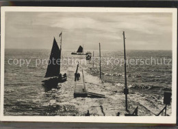 Delcampe - Norderney Nordseebad An Der Segelbuhne Segelboot - Norderney