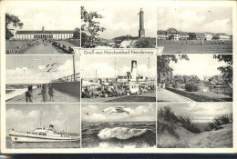 Delcampe - Norderney Nordseebad Conversationshaus Leuchtturm Strand Promenade Dampfer Moewe - Norderney