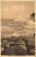 Delcampe - BORKUM Nordseebad Niedersachsen Brandung - Borkum