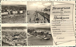 Delcampe - BORKUM Nordseebad Niedersachsen Reede Wandelhalle Zeltstrand - Borkum