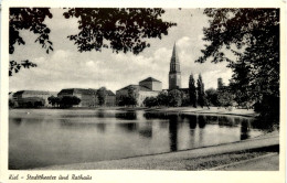 Delcampe - Kiel, Rathaus Und Stadttheater - Kiel