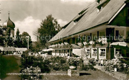 Delcampe - Hinterzarten Breisgau-Hochschwarzwald BW Adler Wirtshaus Terrasse Blick Zur Kirc - Hinterzarten
