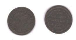 Delcampe - Due Sicilie Un Grano = 12 Cavalli 1792 A - P Naples & Sicily Copper Coin Foro - Nápoles & Sicile