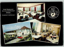 Delcampe - 9494 Schaan - Hotel Gasthaus Schaanerhof Wappen Kindle Auto Gastraum Blu... - 39347039 - Liechtenstein