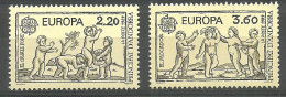 Delcampe - Andorra, French Administration 1989 Mi 399-400 MNH (ZE1 ANF399-400) - 1989